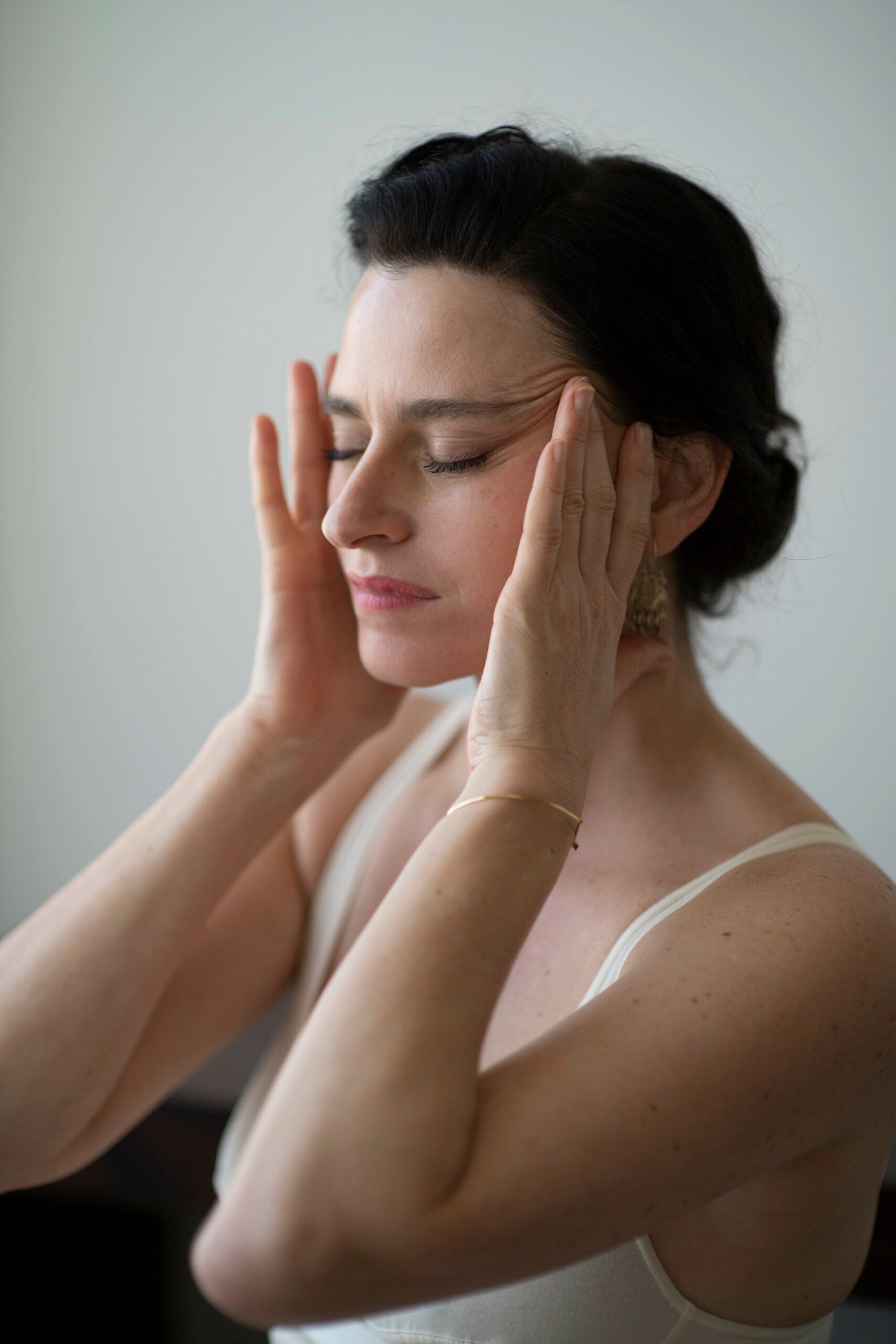 Automasaje para el contorno de ojos